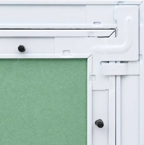 vidaXL Πάνελ Πρόσβασης Πράσινο και Ασημί 35 x 45 εκ