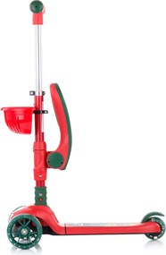 Scooter w/ music "Neo Rider" red