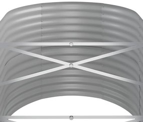 vidaXL Ζαρντινιέρα Ανθρακί 152x80x68 εκ Ατσάλι με Ηλεκτρ. Βαφή Πούδρας