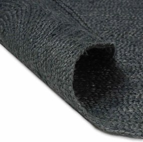 vidaXL Χαλιά χώρου Σκούρο Γκρι 122 x 183 cm Γιούτα
