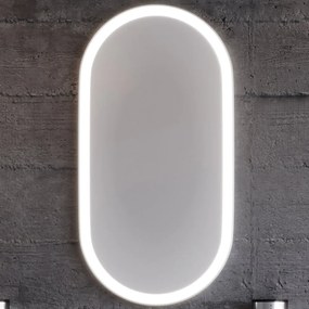 Καθρεφτης Led Masal Οβαλ 3MMASL042WHM 42×80cm White Mdf,Γυαλί