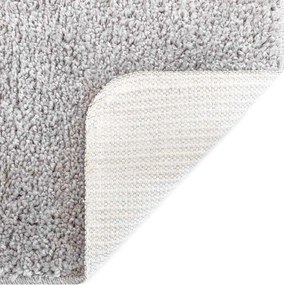 vidaXL Αντιολισθητικό Σαγκί Χαλάκι Γκρι 120 x 120 cm PP