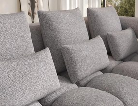 Γωνιακός Καναπές Velly-Γκρι -Δεξιά