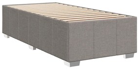 vidaXL Σκελετός Κρεβατιού Χωρίς Στρώμα Taupe 100 x 200 εκ. Υφασμάτινο