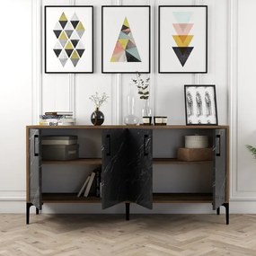Stewehome Ξύλινος Μπουφές Μοντέρνος 160x35x78 cm