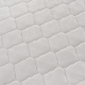 ΚΡΕΒΑΤΙ ΔΙΠΛΟ &amp; ΣΤΡΩΜΑ 150x200εκ BOBBI HM21271.01 ΛΕΥΚΟ PU ΜΕ ΑΠΟΘ.ΧΩΡΟ