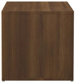 vidaXL Κουτί με Συρτάρι Καφέ Δρυς 40,5x40x40 εκ. Επεξεργασμένο Ξύλο