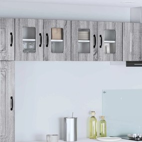vidaXL Πάνελ πλυντηρίου πιάτων Kalmar 2 pcs Γκρίζο Σονομα
