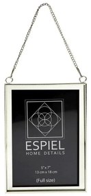Κορνίζα FAM710 13x18cm Silver Espiel Metal,Aluminum