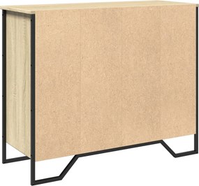 vidaXL Ντουλάπι Sonoma Δρυς 91x35,5x74,5 εκ. από Επεξεργασμένο Ξύλο