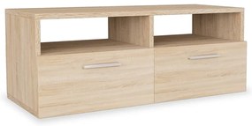 vidaXL Έπιπλο Τηλεόρασης Χρώμα Δρυς 95 x 35 x 36 εκ. από Επεξ. Ξύλο