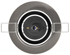 vidaXL Spotlights με προβολείς 24 pcs Ορείχαλκος 9 x 9 εκ. Μέταλλο