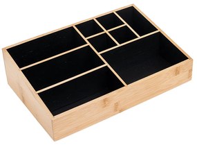 Estia Θήκη Οργάνωσης Καλλυντικών Bamboo Essentials 9 Θέσεων 33x21x9cm 02-13127