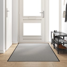 vidaXL Πατάκι Πόρτας Ορθογώνιο Γκρι 120x250 εκ.