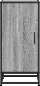 vidaXL Ραφιέρα Γκρι Sonoma 35,5x35x76 εκ. Επεξ. Ξύλο + Μέταλλο