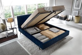 Επενδυμένο κρεβάτι Prallo-Mple-140 x 200