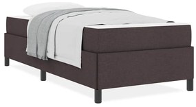 vidaXL Κρεβάτι με ελατήρια Καφέ 100 x 200 cm