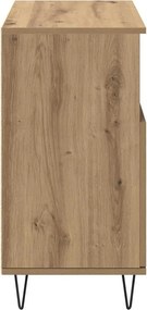 vidaXL Πλαϊνό γραφείο Artisan Oak 60 x 35 x 70 cm
