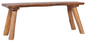 vidaXL Πάγκος Κήπου 120 εκ. από Μασίφ Ξύλο Teak