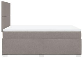 ΚΡΕΒΑΤΙ BOXSPRING ΜΕ ΣΤΡΩΜΑ TAUPE 120X200 ΕΚ. ΥΦΑΣΜΑΤΙΝΟ 3290452