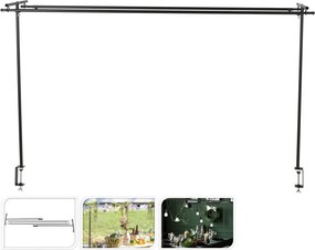 ΡΆΓΕΣ ΔΙΑΚΌΣΜΗΣΗΣ ΤΡΑΠΕΖΑΡΊΑΣ TABLE CLAMP 98X140-250CM BLACK NB1720600
