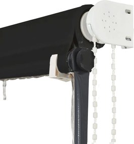 vidaXL Τέντα Συρόμενη με LED Ανθρακί 400 x 150 εκ.