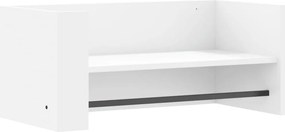 vidaXL Ράφι Τοίχου Λευκό 70,5 x 35 x 30,5 εκ. από Επεξεργασμένο Ξύλο