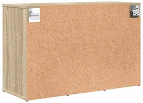 vidaXL Παπουτσοθήκη Sonoma Δρυς 77.5 x 30 x 51 εκ. Επεξεργασμένο ξύλο