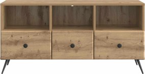 vidaXL Ντουλάπι TV 102 x 34,5 x 50 εκ. Artisan Δρυς Επεξεργασμένο Ξύλο