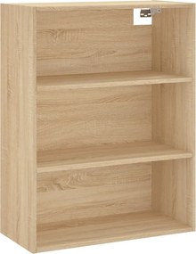 vidaXL Ντουλάπι Sonoma δρυς 69,5 x 34 x 180 εκ. από Επεξεργασμένο Ξύλο