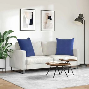 vidaXL Μαξιλάρι Καναπέ 2 pcs Μπλε Αστυνομίας 80 x 80 cm