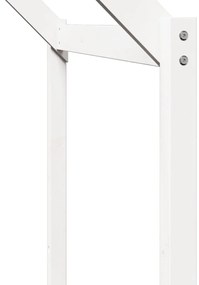 vidaXL Οροφή Κρεβατιού Παιδική Λευκό 213x85,5x144,5 εκ. Ξύλο Πεύκου