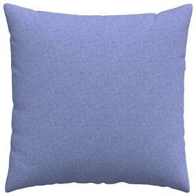 vidaXL Μαξιλάρι Καναπέ 2 pcs Μπλε τζην 80 x 80 cm ύφασμα