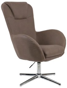 Πολυθρόνα ΜΥ-9251 Fylliana Καφέ 72x73x100/104 εκ. 72x73x104 εκ.