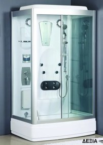 METZO NEW ΚΑΜΠΙΝΑ 120Χ90Χ210 ΠΛΗΡ.ΛΕΥΚ.ΔΕΞΙΑ++ 90-8651