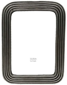 Κορνίζα Edan 031143 13x18cm Silver Γυαλί,Polyresin