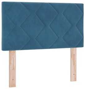vidaXL Κεφαλάρι Σκούρο Μπλε 80 cm Βελούδο