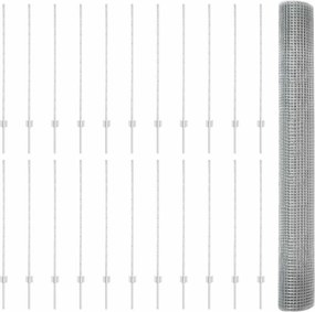 vidaXL Σιδερένιο πλέγμα με στήλη 50 x 1,2 μ (Π x Υ)