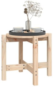 vidaXL Τραπεζάκι Σαλονιού Ø 52,5x45 εκ. από Μασίφ Ξύλο Πεύκου