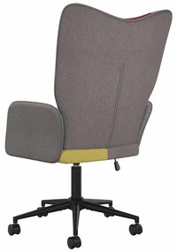 vidaXL Πολυθρόνα Relax Σχέδιο Patchwork Υφασμάτινη