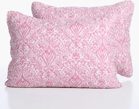 Ζεύγος Μαξιλαροθήκες Καπιτονέ (52x72) Nef-Nef Homeware Jetrix Berry
