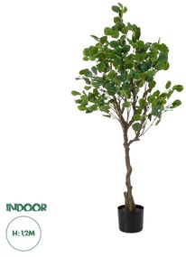 GloboStar® Artificial Garden EUCALYPTUS 20190 Τεχνητό Διακοσμητικό Φυτό Ευκάλυπτος Υ120cm