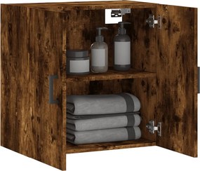 vidaXL Ντουλάπι Τοίχου Καπνιστή Δρυς 60x31x60 εκ. Επεξεργασμένο Ξύλο