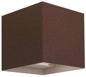 Απλίκα Φωτιστικό Τοίχου Led Marbella Big Squared H12 Φ12 Bot Lighting-MARBELLA20CQK-Καφέ MARBELLA20CQK