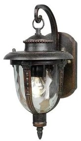Φανάρι Απλίκα Φωτιστικό Τοίχου 1xE27 Μπρονζέ IP44 Φυσητό Γυαλί 32cm St Louis STL2-S-WB Elstead Lighting STL2-S-WB Μπρονζέ