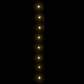 vidaXL Φωτάκια με 300 LED Θερμό Λευκό 30 μ. από PVC