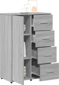 vidaXL Ντουλάπι Γκρι Sonoma 60x31x84 εκ. από Επεξεργασμένο Ξύλο