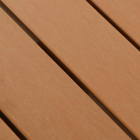 vidaXL τραπέζι Ασημί Αλουμίνιο και Πλαστικό