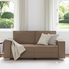 vidaXL Καναπές Loveseat Καπουτσίνο 140 εκ Συνθετικό Δέρμα