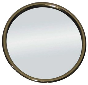 Καθρέπτης Τοίχου Liscio 11-0388 46x46x3cm Gold Aluminium, Glass